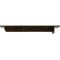 Ekena Millwork Heaton Hidden Support Steel Bracket w/ 12" Support Depth, Antiqued Pale Gold 3"W x 16"D x 2"H BKTM03X16X02HEAPG - alternate 10